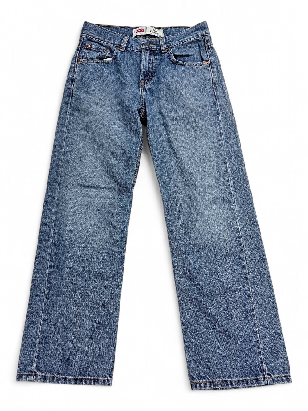 Levi's 550 Women's Straight Leg Jeans Size 14 (Plus) Light Wash